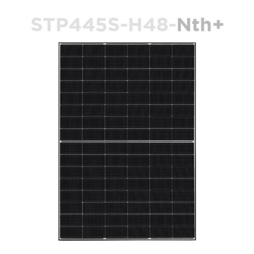 Suntech 445W Half-Cell N-Type TOPCon TRANSPARENT BLACK BIFACIAL Module
